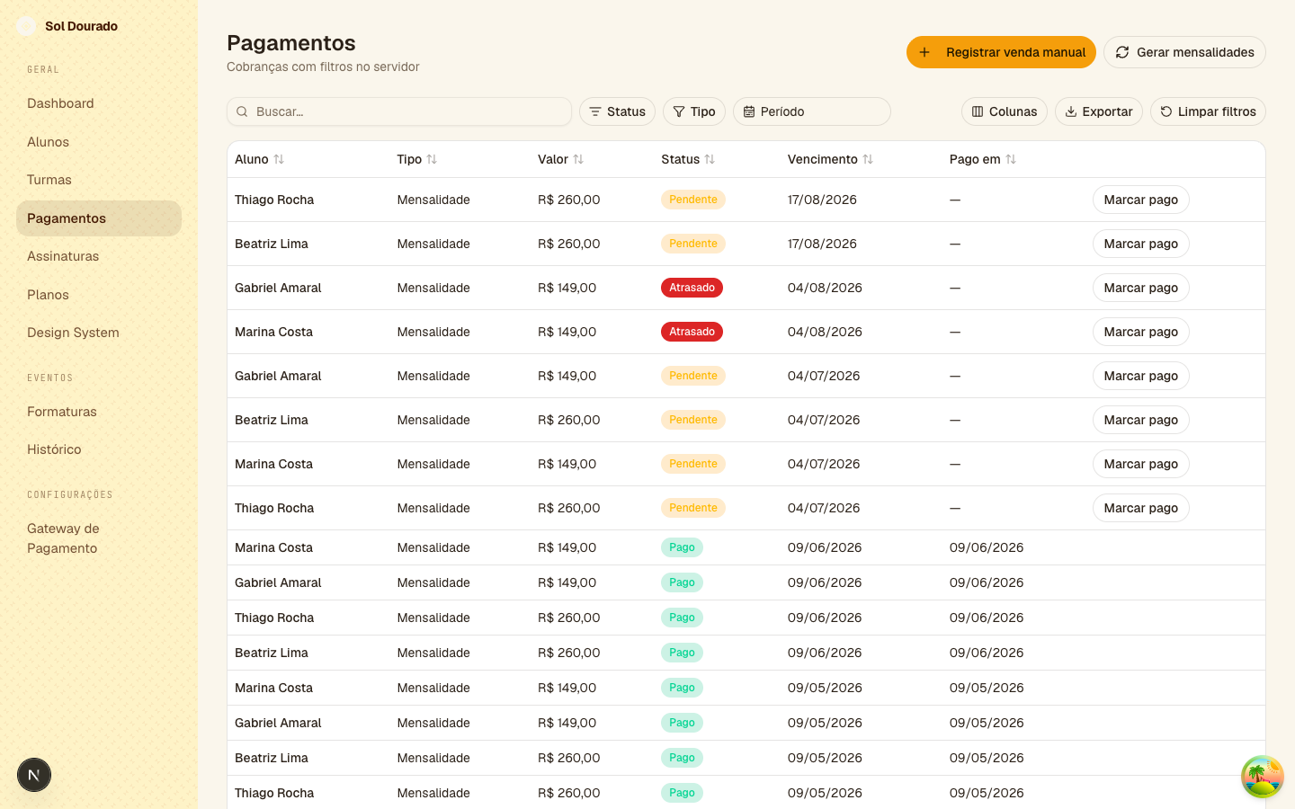 Payments